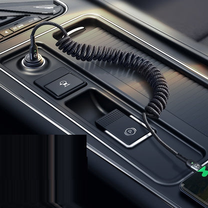 Two-way Fast Charging Spring Data Cable