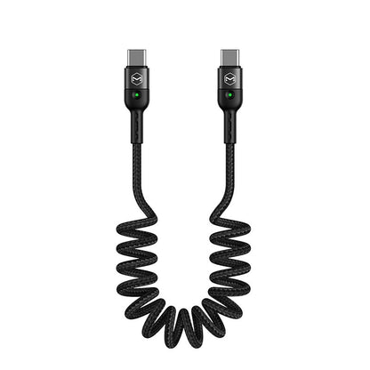 Two-way Fast Charging Spring Data Cable