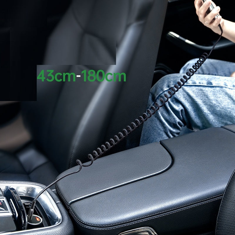 Two-way Fast Charging Spring Data Cable