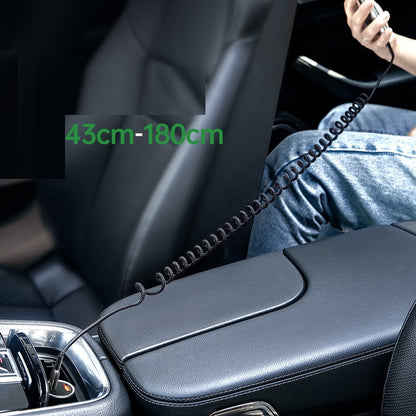 Two-way Fast Charging Spring Data Cable