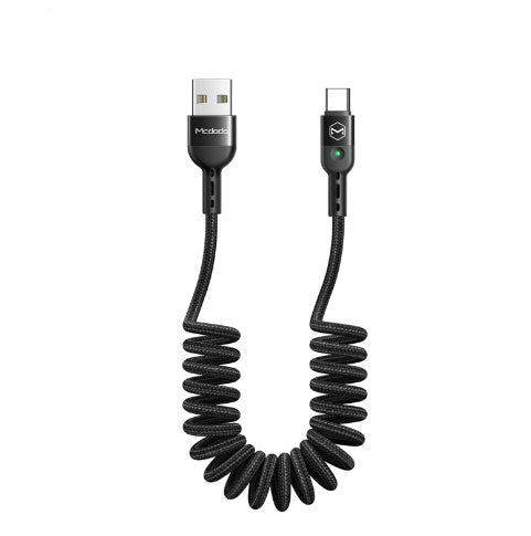 Two-way Fast Charging Spring Data Cable